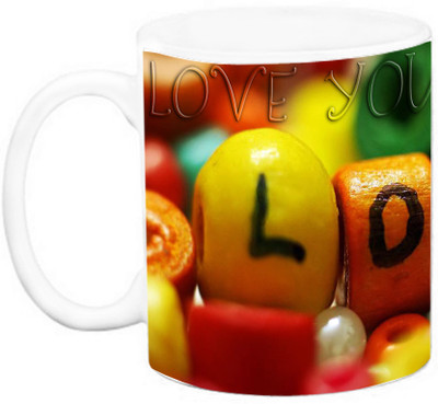 

EFW VALENTINE DAY - "Love you" Ceramic Mug(325 ml), Multicolor