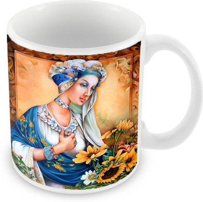

Sleep Nature's SN-MG-349 Ceramic Mug(350 ml), Multicolor