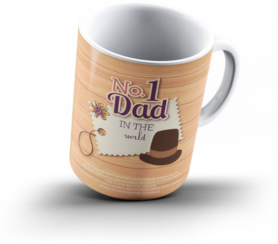 

Ucard Fathers Day495 Bone China, Ceramic, Porcelain Mug(325 ml)