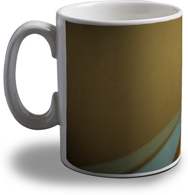 

Artifa Colored Stripes On Brown Amg0771 Porcelain, Ceramic Mug(350 ml), Multicolor