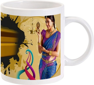 

Lolprint 64 Diwali Ceramic Mug(325 ml)