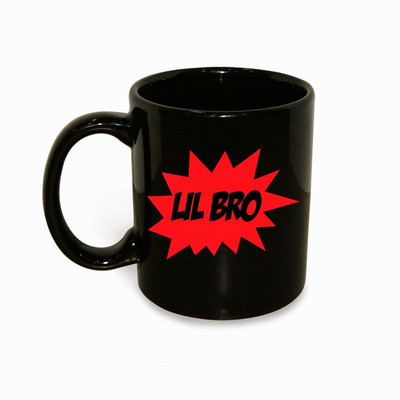 10% OFF on Hot Muggs Lil Bro Ceramic Mug(350 ml)