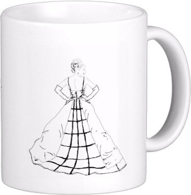

Exoctic Silver Best Quoted Coffee 00111 Ceramic Mug(300 ml), Multicolor