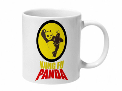 

Mooch Wale Kung Fu Panda Ceramic Mug(325 ml), Multicolor