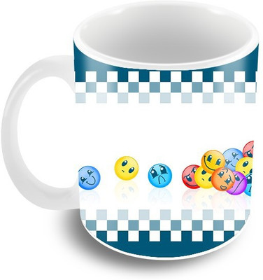 

The Crazy Me TCM_CM04 Ceramic Mug(325 ml), Multicolor