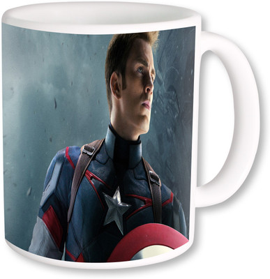 

Heyworlds captain america 02 Ceramic Mug(325 ml), Multicolor