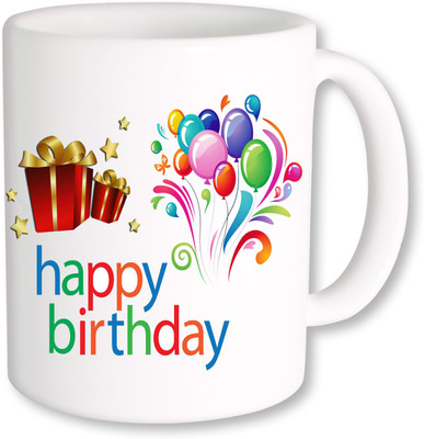 

PhotogiftsIndia Happy Birthday Gifts 29 Ceramic Mug(325 ml), Multicolor