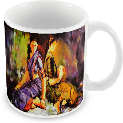 

Sleep Nature's SN-MG-199 Ceramic Mug(350 ml), Multicolor