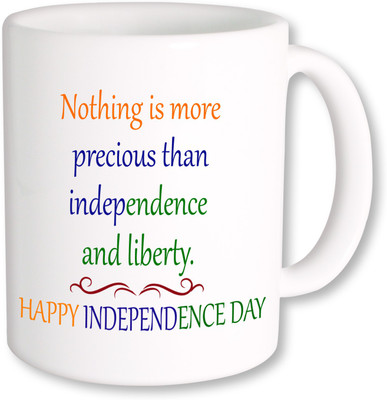 

PhotogiftsIndia Happy Indepence Day 030 Ceramic Mug(325 ml), Multicolor