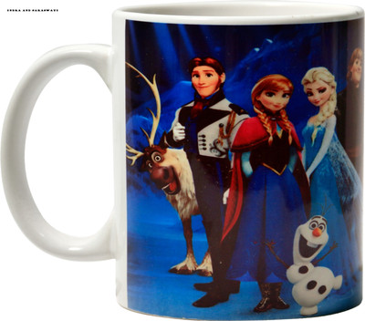 

INDRA AND SARASWATI Sist Disney postar Ceramic mug (300 ml ) Ceramic Mug(300 ml), White