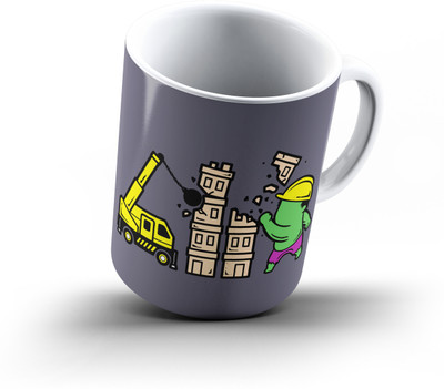 

Ucard Hulk344 Bone China, Ceramic, Porcelain Mug(325 ml), Multicolor