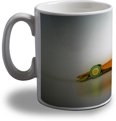 

Artifa Carrot Car Porcelain, Ceramic Mug(350 ml), Multicolor