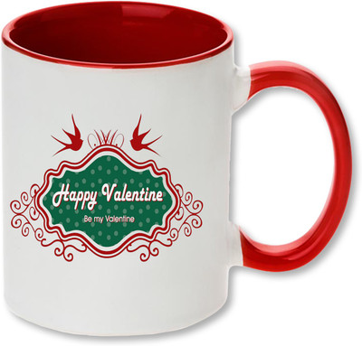 

Heyworlds happy valentine day gifts 112 Ceramic Mug(325 ml), Multicolor