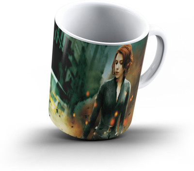 

Ucard Avengers918 Bone China, Ceramic, Porcelain Mug(325 ml), Multicolor