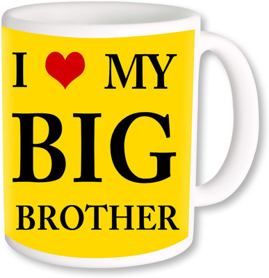 

PhotogiftsIndia I love My Big Brother 1 Ceramic Mug(325 ml), Multicolor