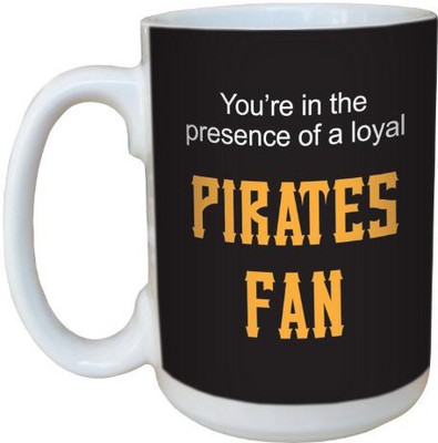 

Tree-Free Greetings Greetings lm44098 Pirates Baseball Fan Ceramic with Full-Sized Handle, 15-Ounce Ceramic Mug(60 ml), Multicolor