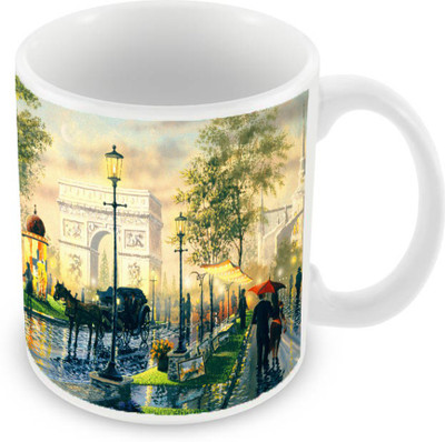 

Sleep Nature's SN-MG-1441 Ceramic Mug(350 ml), Multicolor