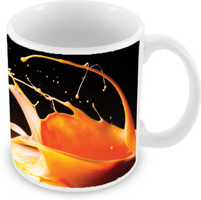 

Sleep Nature's SN-MG-2485 Ceramic Mug(350 ml), Orange