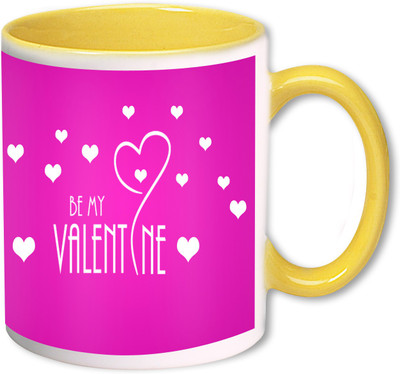 

Heyworlds be my valentine day gifts 0031 Ceramic Mug(325 ml), Multicolor