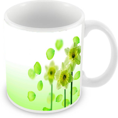 

Sleep Nature's SN-MG-690 Ceramic Mug(350 ml), Green