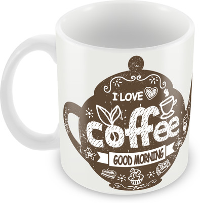 Posterboy Coffee pot Ceramic Mug(350 ml), Multicolor