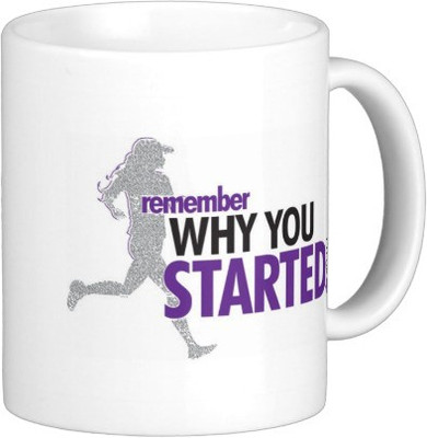 

Exoctic Silver MUG36 Ceramic Mug(250 ml), White