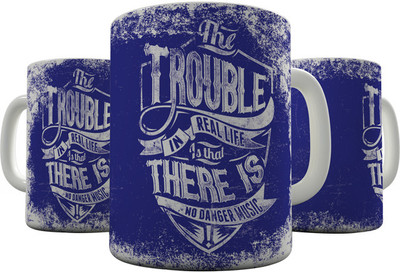 Shaildha QU32 Ceramic Mug(350 ml), Multicolor