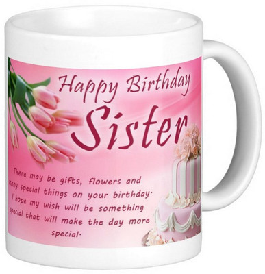 

Exoctic Silver Sister's Birthday Series 09 Ceramic Mug(300 ml), Multicolor