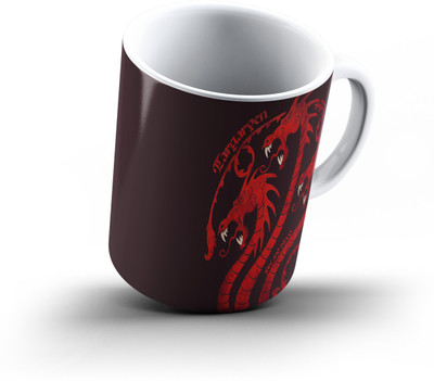 

Ucard Targaryen Game Of Thrones899 Bone China, Ceramic, Porcelain Mug(325 ml), Multicolor