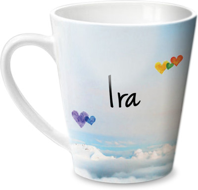 

Hot Muggs Simply Love You Ira Conical Ceramic Mug(350 ml)