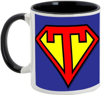 

AllUPrints Super Duper Teacher Ceramic Mug(325 ml), Black