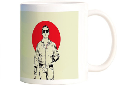

Rangeele Inkers The Taxi Driver Fan Art Ceramic Mug(300 ml), Multicolor