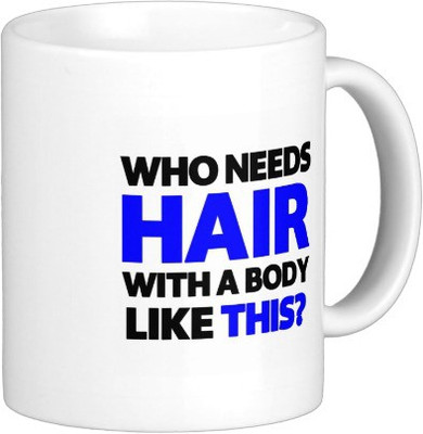 

Exoctic Silver Attitude Rockzz A006 Ceramic Mug(350 ml), Multicolor