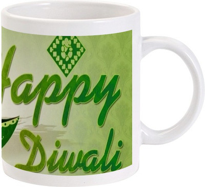 

Lolprint 107 Diwali Ceramic Mug(325 ml)