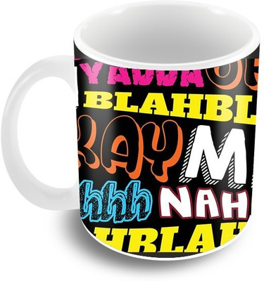 

The Crazy Me TCM_CM02 Ceramic Mug(325 ml), Multicolor