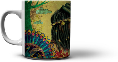 

The Indian Devotional Coffee Ceramic Mug, Multicolor