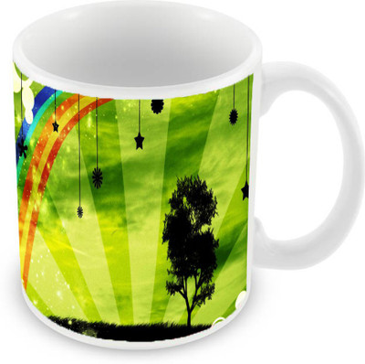 

Sleep Nature's SN-MG-928 Ceramic Mug(350 ml), Green