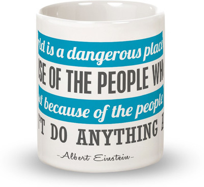 

Posterboy World - Albert Einstein Ceramic Mug(350 ml), Multicolor