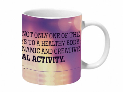 

Mooch Wale Intellectual Activity JFK Ceramic Mug(325 ml), Multicolor
