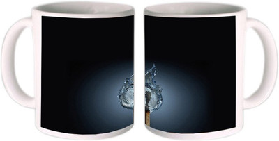 

Shopmillions Water Flame Ceramic Mug(300 ml)