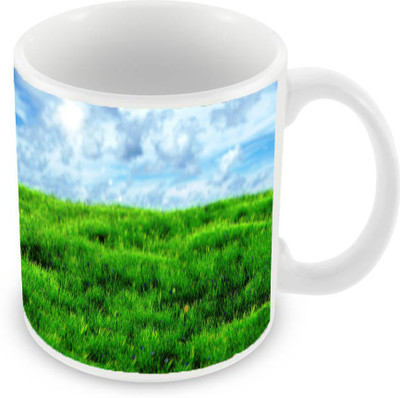 

Sleep Nature's SN-MG-519 Ceramic Mug(350 ml), Green