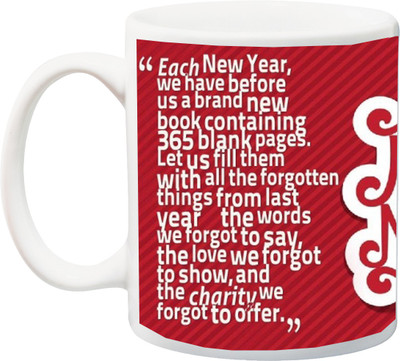 

ME&YOU New Year Gifts for Friend,Relatives,Co Workers Ceramic Mug(325 ml), Multicolor