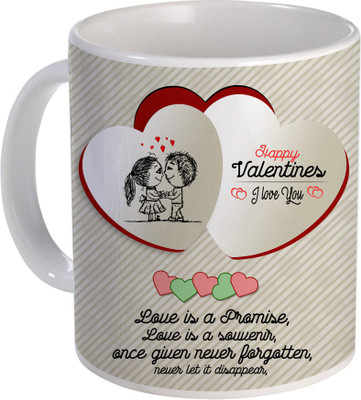 

SKY TRENDS Can't Help Falling in Love mug Best Gift for Valentine's Day, Her, Girlfriend,boy friend,husband, Wife,Birthday, Anniversary,Christmas or Any Holidays Design 08 Ceramic Mug(320 ml), Blue;white