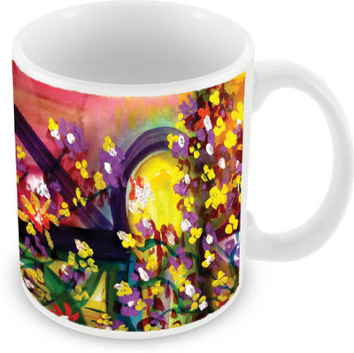

Sleep Nature's SN-MG-1569 Ceramic Mug(350 ml), Multicolor