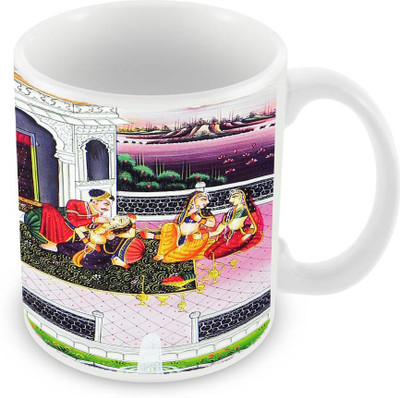 

Sleep Nature's SN-MG-219 Ceramic Mug(350 ml), Multicolor