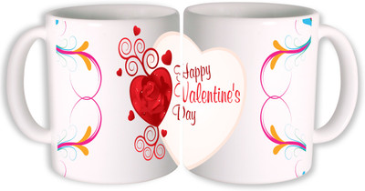 

PhotogiftsIndia Happy Valentine Day 09 Ceramic Mug(325 ml, Pack of 2)