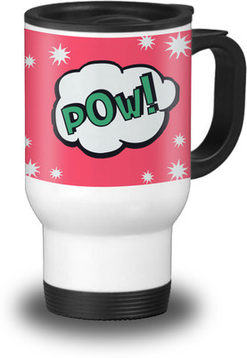 

SKY TRENDS Travel-Mug091 Aluminium Mug(600 ml), White