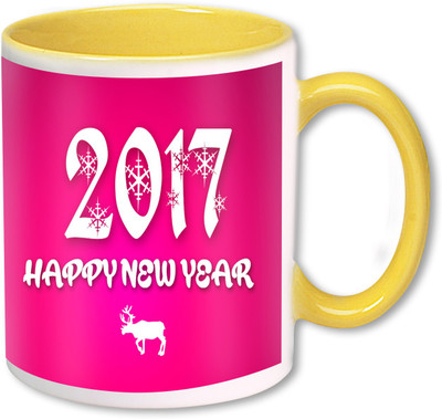 

Heyworlds new year gifts 0050 Ceramic Mug(325 ml), Multicolor