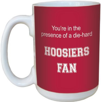 

Tree-Free Greetings Greetings lm44738 Hoosiers College Basketball Ceramic with Full-Sized Handle, 15-Ounce Ceramic Mug(60 ml), Multicolor
