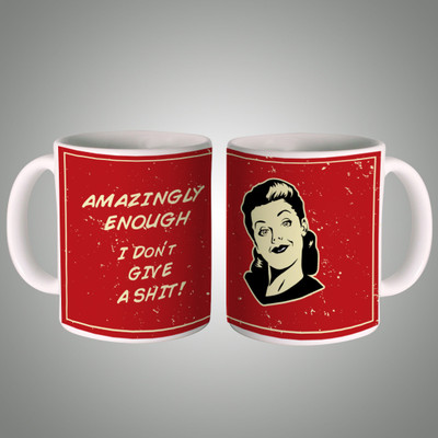 

Posterboy Amazingly Enough Ceramic Mug(350 ml), Multicolor